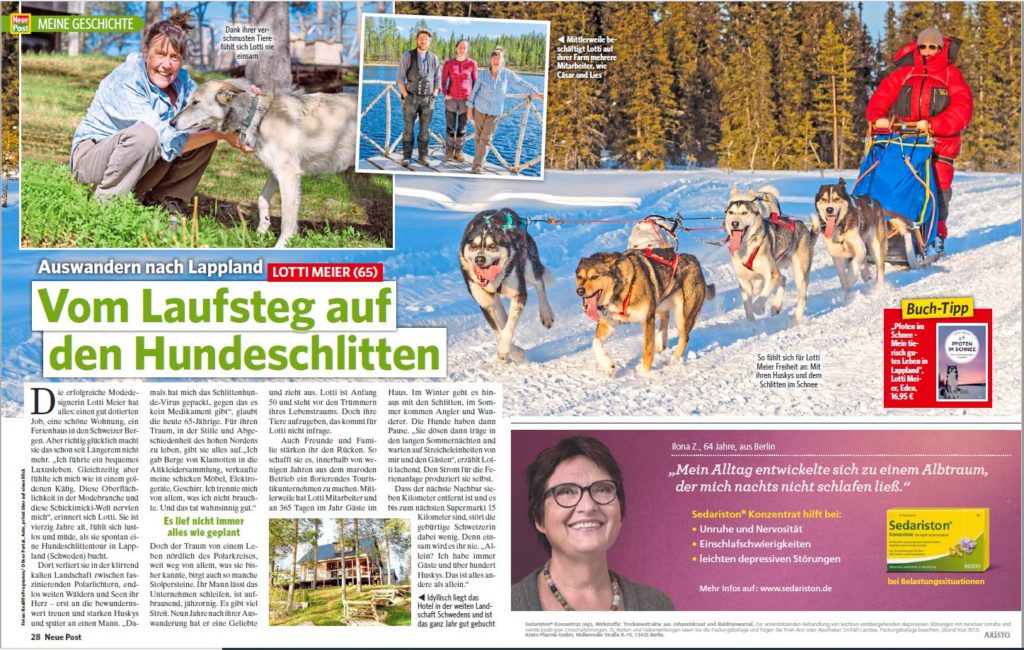Neue Post - Lotti Meier Pfoten im Schnee