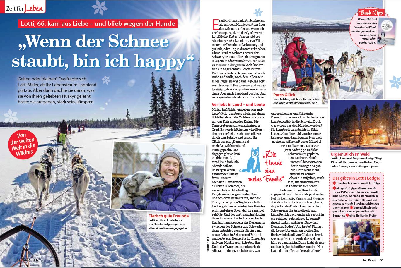 Zeit für Leben - Wenn der Schnee staubt, bin ich happy