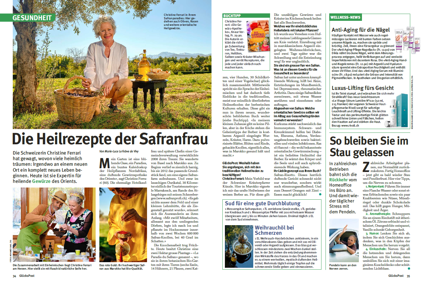 GlücksPost - Die Heilrezepte der Safranfrau